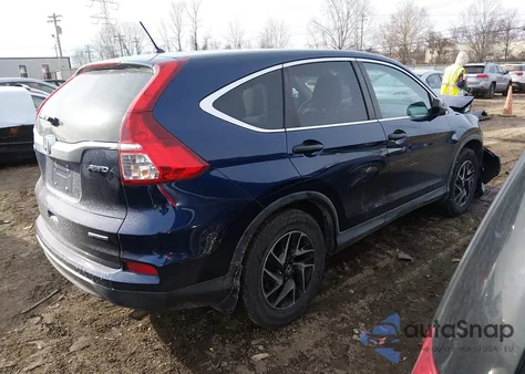 2016 Honda Cr-V Se from USA, damaged, VIN 5J6RM4H45GL042144